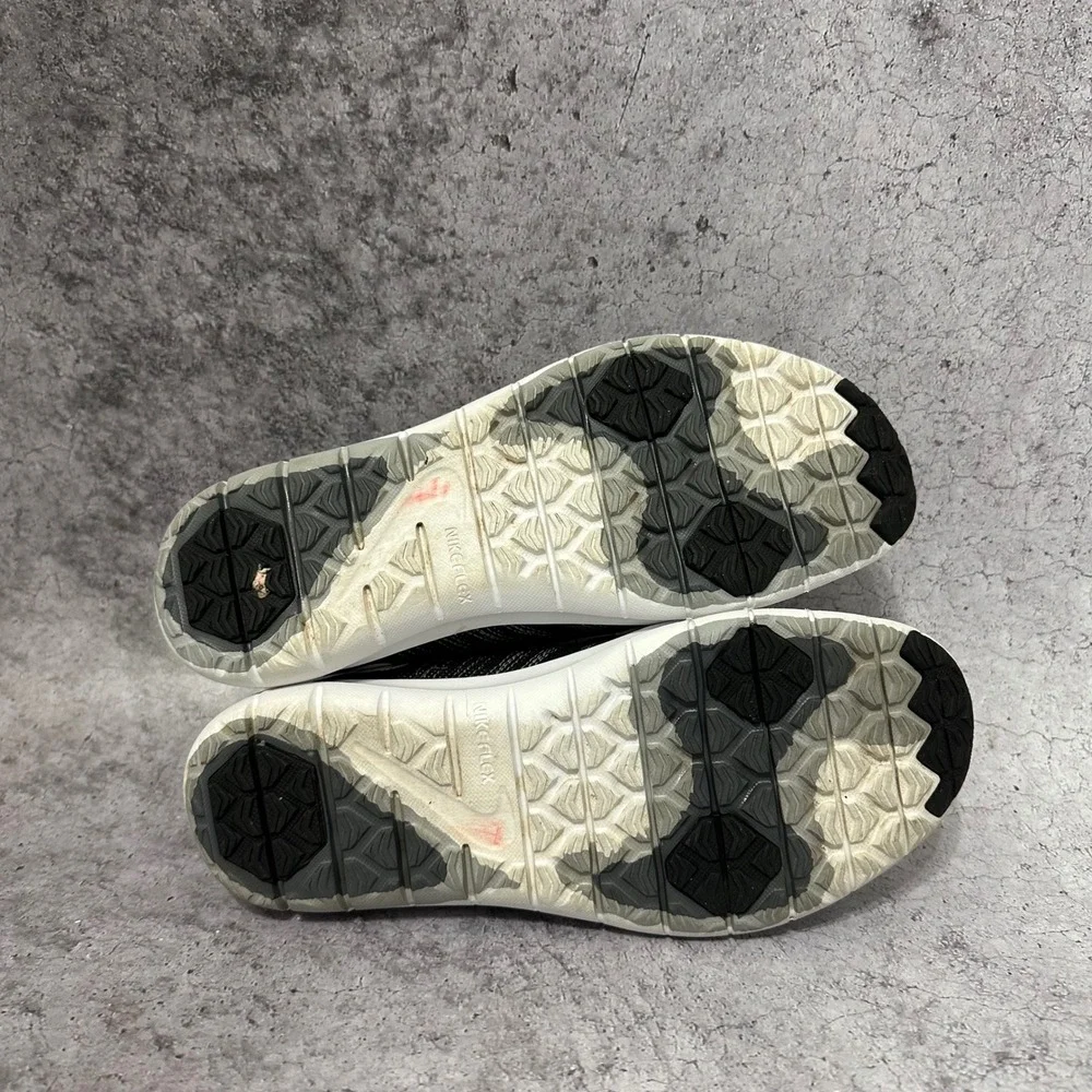 Nike Flex Adapt TR Womens 7.5 Black White Training Shoes Sneakers 831579-001